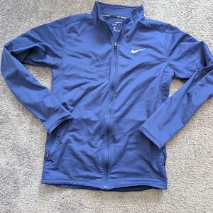 Nike Blue Full-Zip Running Jacket For Men. Size Small. God Condition